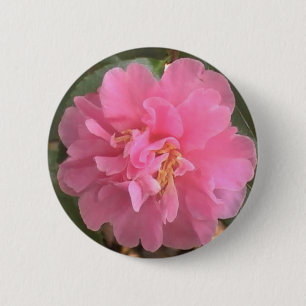 Badge Rond 5 Cm Camellia rose