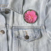 Badge Rond 5 Cm Camellia rose (En situation)