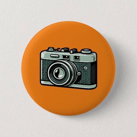 Badge Rond 5 Cm Caméra (Devant)