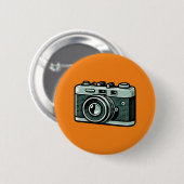 Badge Rond 5 Cm Caméra (Devant & derrière)