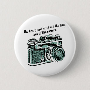Badge Rond 5 Cm Caméra vintage