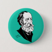 Badge Rond 5 Cm Camille Saint-Saëns (Devant)
