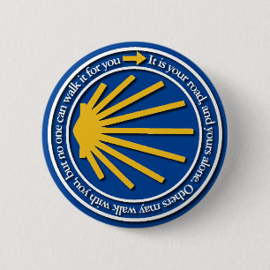 Badge Rond 5 Cm Camino de Santiago