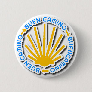 Badge Rond 5 Cm Camino de Santiago Buen Camino