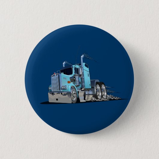 Badge Rond 5 Cm Camion de dessin (Devant)