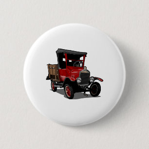 Badge Rond 5 Cm Camion de dessin
