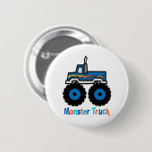 Badge Rond 5 Cm Camion de monstre (Devant & derrière)