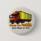 Badge Rond 5 Cm Camion rétro 1 (Devant)
