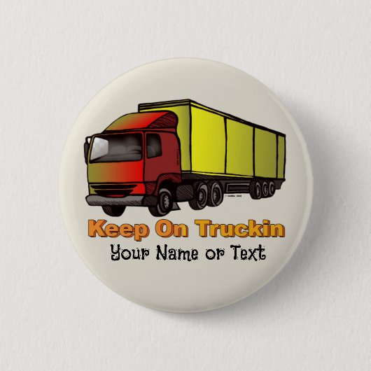 Badge Rond 5 Cm Camion rétro 2 (Devant)