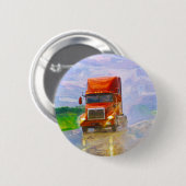 Badge Rond 5 Cm CAMIONS ET CAMIONS BIG RIG pour les amateurs de ca (Devant & derrière)