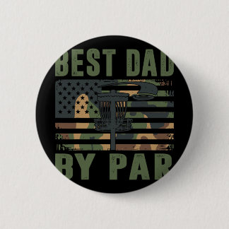 Badge Rond 5 Cm Camo Disc Golf Best Dad By Par American Flag Us Fu