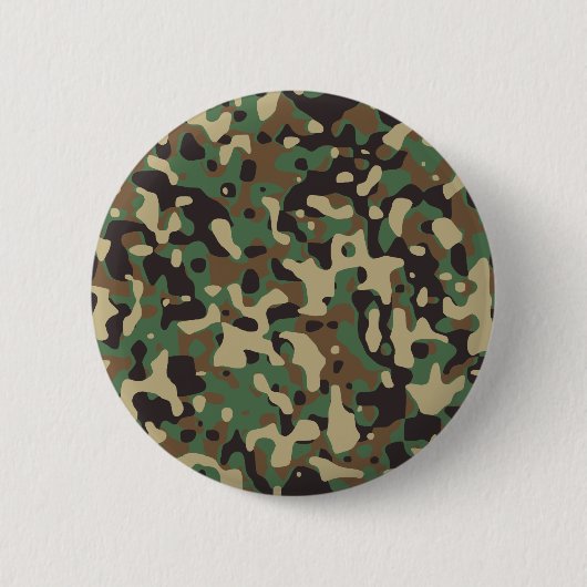 Badge Rond 5 Cm Camo forêt (Devant)