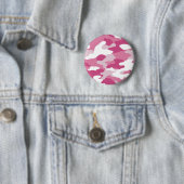 Badge Rond 5 Cm Camo rose (En situation)