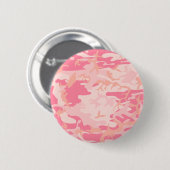 Badge Rond 5 Cm Camo rose - Camo fillette (Devant & derrière)