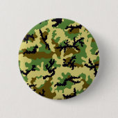 Badge Rond 5 Cm Camouflage des bois (Devant)