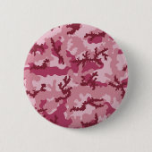 Badge Rond 5 Cm Camouflage rose (Devant)