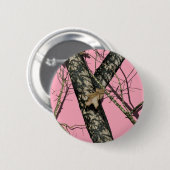 Badge Rond 5 Cm Camouflage rose (Devant & derrière)