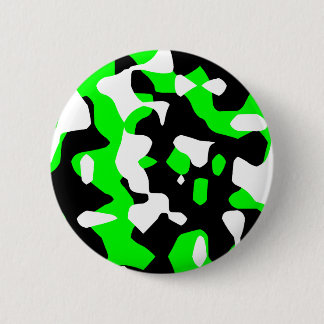 Badge Rond 5 Cm Camouflage vert rétro des années 80 de Corey Tiger