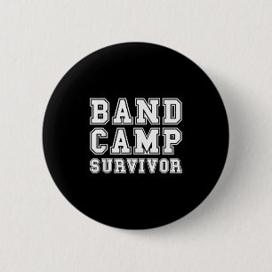 Badge Rond 5 Cm Camp de bande Survivante Marching Band Trumpet Cla