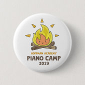 Badge Rond 5 Cm Camp de piano (Devant)