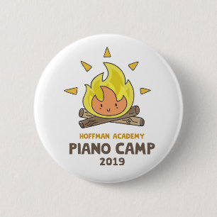Badge Rond 5 Cm Camp de piano