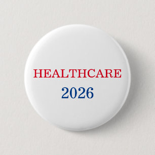 Badge Rond 5 Cm Campagne politique sur les soins de santé 2026