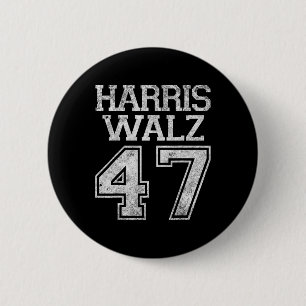 Badge Rond 5 Cm Campagne Walz 2024 Pour Le Président Harris Waltz