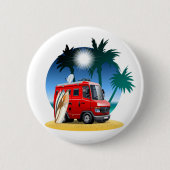 Badge Rond 5 Cm Camper de dessin (Devant)