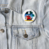 Badge Rond 5 Cm Camper de dessin (En situation)
