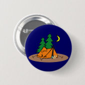 Badge Rond 5 Cm Camping (Devant & derrière)