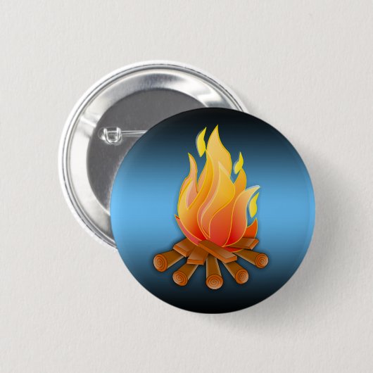 BADGE ROND 5 CM CAMPING (Devant & derrière)