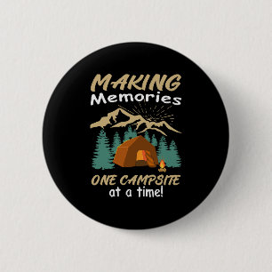 Badge Rond 5 Cm CAMPING, souvenirs
