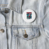 Badge Rond 5 Cm Canada Mode de but squelette attaquant nations dyn (En situation)