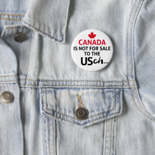 Badge Rond 5 Cm CANADA n'est pas à vendre aux États-Unis eh Funny