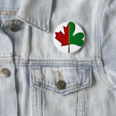 Badge Rond 5 Cm Canadien irlandais (En situation)