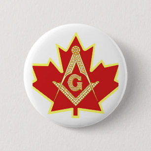 BADGE ROND 5 CM CANADIEN MASON