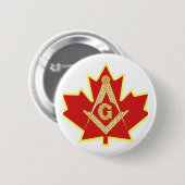 BADGE ROND 5 CM CANADIEN MASON (Devant & derrière)