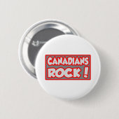 Badge Rond 5 Cm Canadiens Rock! (Devant & derrière)