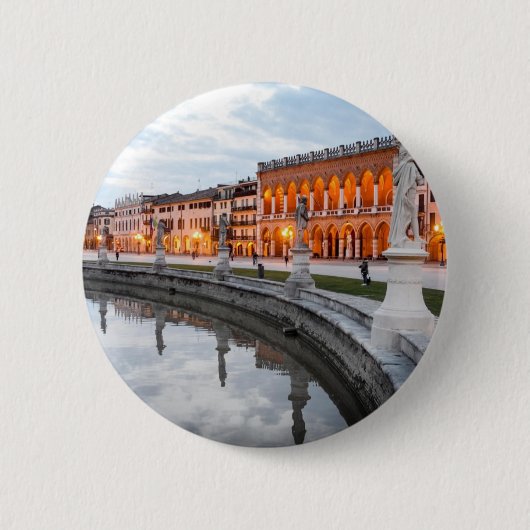 Badge Rond 5 Cm Canal de Padoue (Devant)