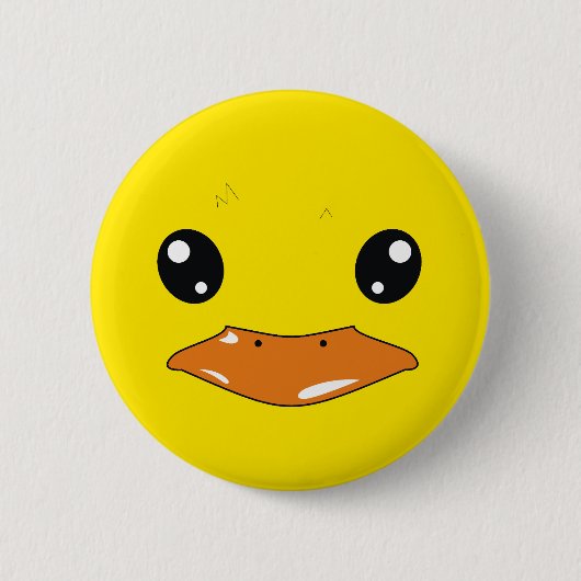Badge Rond 5 Cm Canard (Devant)