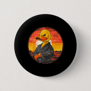 Badge Rond 5 Cm Canard en caoutchouc de kickboxing Taekwondo Karat