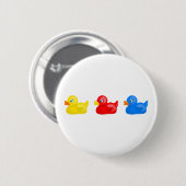 Badge Rond 5 Cm Canards en caoutchouc (Devant & derrière)