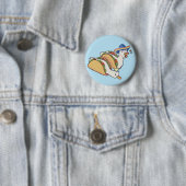 Badge Rond 5 Cm canards tacos (En situation)