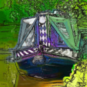 BADGE ROND 5 CM CANAUX