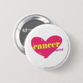 Badge Rond 5 Cm Cancer (Devant & derrière)