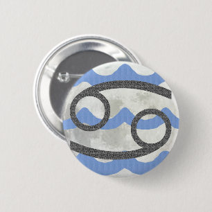 Badge Rond 5 Cm Cancer