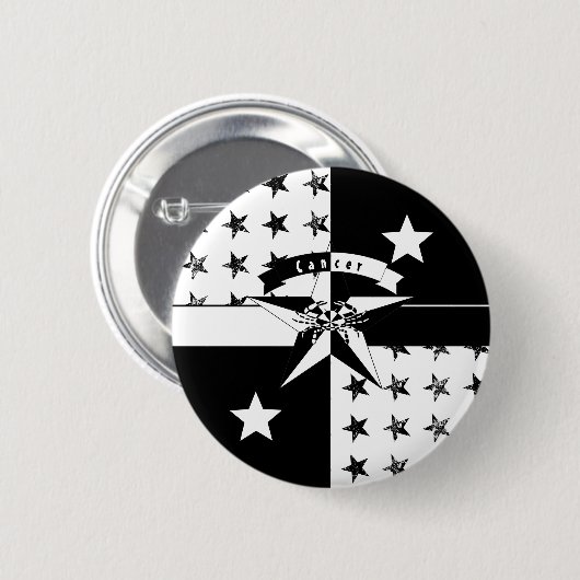 Badge Rond 5 Cm Cancer (Devant & derrière)