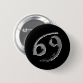 Badge Rond 5 Cm Cancer (Devant & derrière)