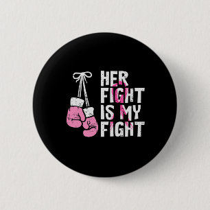 Badge Rond 5 Cm Cancer Boxe Gants Son combat Mon combat Femmes Hom