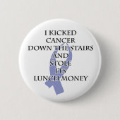 Badge Rond 5 Cm Cancer Bully (Ruban périphérique) (Devant)